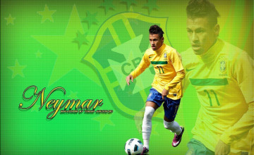 2016 Fifa Brazil Neymar 3D Wallpapers