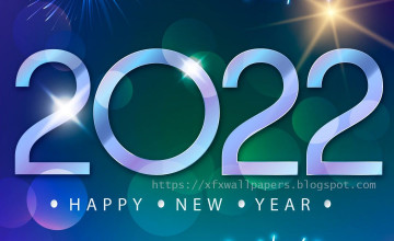 2022 New Year Logo Wallpapers