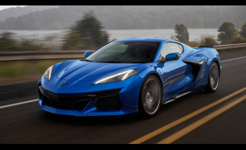 2023 Chevrolet Corvette Blue Wallpapers