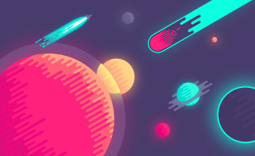 2D Space Wallpapers