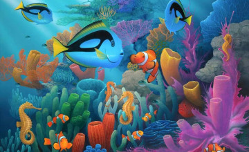 3D Aquarium Wallpaper