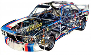 ’73 BMW 3.0 CSL Race Car Wallpapers