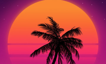 80s Sunset Wallpapers