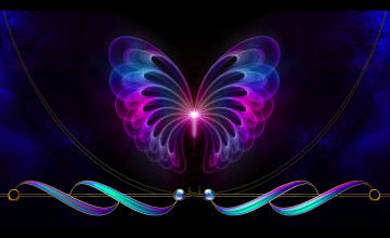 Abstract Butterfly Desktop