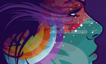 Abstract Girl iPhone Wallpapers