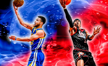 Allen Iverson And Stephen Curry Wallpapers