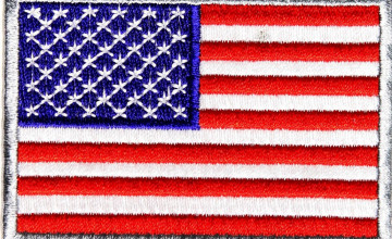 American Flag Wallpaper Border