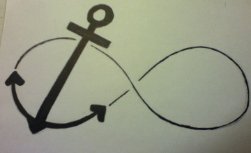 Anchor with Infinity Symbol