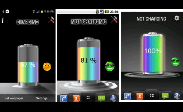 Android Live Wallpaper Battery