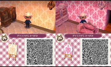 Animal Crossing QR Codes Wallpaper