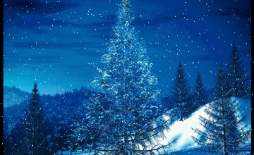 Animated Christmas Wallpapers Snow Falling