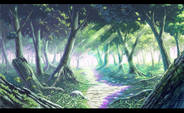 Anime Background Forest