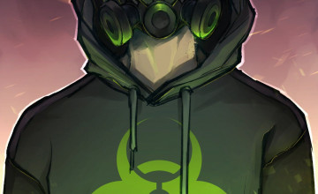 Anime Boy with Gas Mask Wallpapers