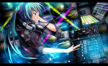 Anime DJ Girl