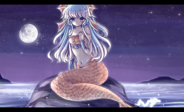 Anime Mermaid Girl