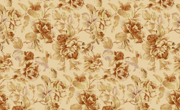 Antique Floral Wallpapers