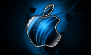Apple Wallpaper Blue
