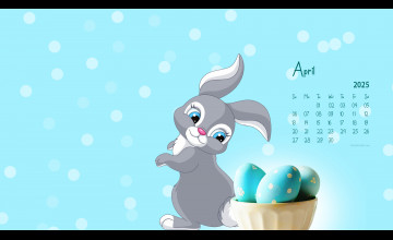 April 2025 Calendar Wallpapers