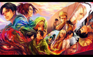 Attack On Titan Characters Wallpapers