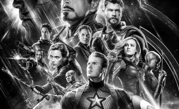 Avengers Black And White Wallpapers