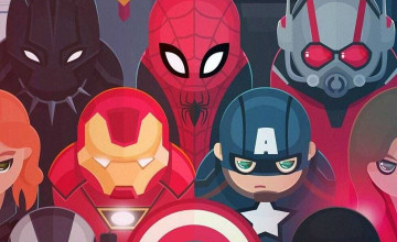 Avengers Cartoon iPhone