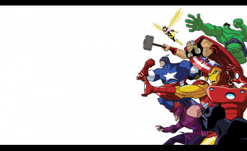 Avengers Cartoon Wallpaper