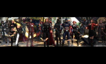 Avengers Dual Screen Wallpapers