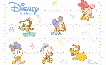 Baby Disney Characters Wallpaper