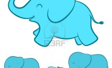 Baby Elephant Wallpaper Cartoon
