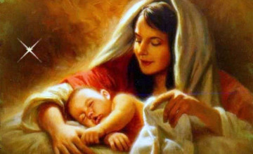 Baby Jesus With Mother Mary Wallpapers