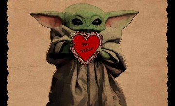 Baby Yoda Valentine Wallpapers