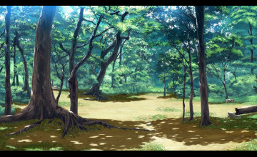 Background Forest Anime