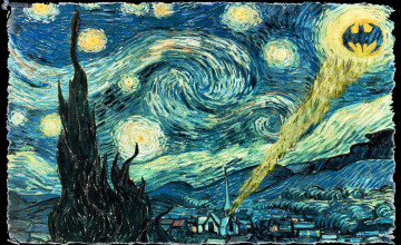 Batman Van Gogh Wallpapers