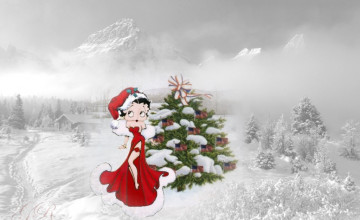 Betty Boop Christmas Wallpapers Backgrounds