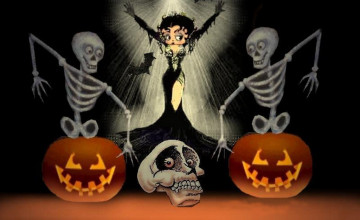 Betty Boop Halloween Wallpaper