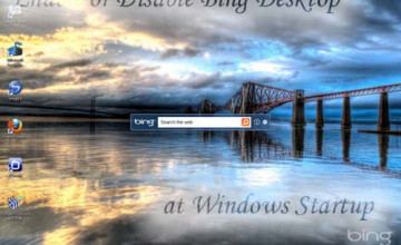 Bing Desktop Turn Off Wallpaper