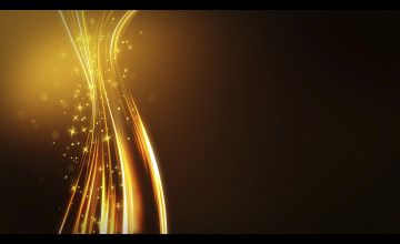Black and Gold Abstract Wallpaper