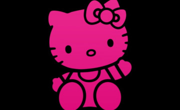 Black And Pink Hello Kitty