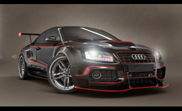 Black and Red Car Wallpaper