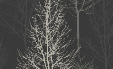 Black and Silver Tree Wallpapers