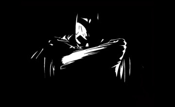 Black and White Batman Wallpaper