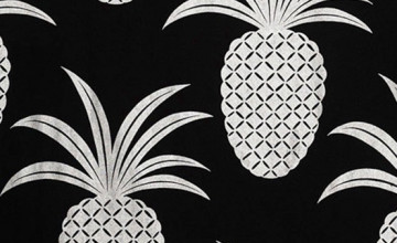 Black and White Pineapple Wallpapers