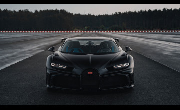 Black Bugatti Chiron Pur Sport Wallpapers