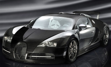 Black Bugatti Veyron Wallpapers