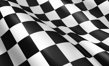 Black & White Checkered Wallpaper