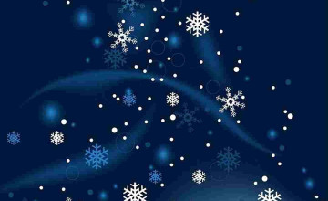 Blue And White Christmas Tree Wallpapers