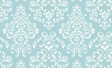 Blue and White Damask Wallpapers