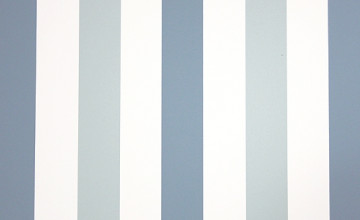 Blue and White Striped Wallpaper