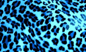 Blue Cheetah Wallpaper