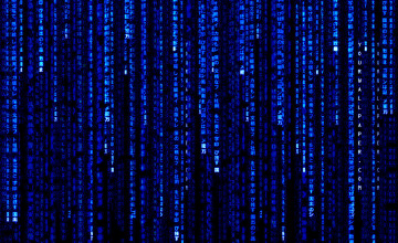 Blue Matrix Wallpaper